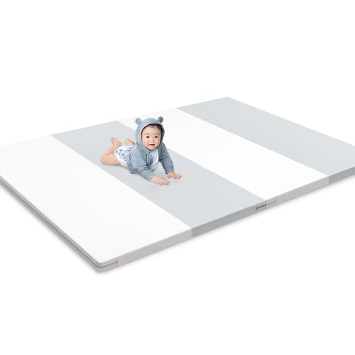 プレイマット-Artake プレイマット 赤ちゃん 収納しやすい ジョイントマット 厚手 折りたたみ 防水 防音マット ベビーマット 120*160*4 グレー 1枚目 画像