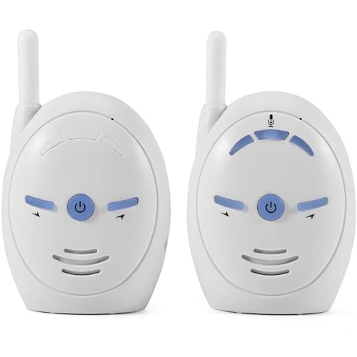 TJK オーディオモニター 赤ちゃんモニター サウンドモニター 音声ベビーモニター 子守り 老人介護見守り 双方向音声通信 デジタル 2wayトーク 軽量 持ち運び便利 家庭用 成人介護 双方通話 内祝い 出産祝い プレゼント 画像1