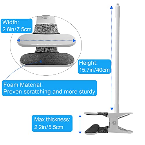 AOZTSUN ベビーモニターマウント Babysense HD S2/ V43モニターおよびその他のベビーモニターに対応 1/4ネジ穴15.7インチ フレキシブルクリップクランプマウント ロンググースネックアーム 中間 画像