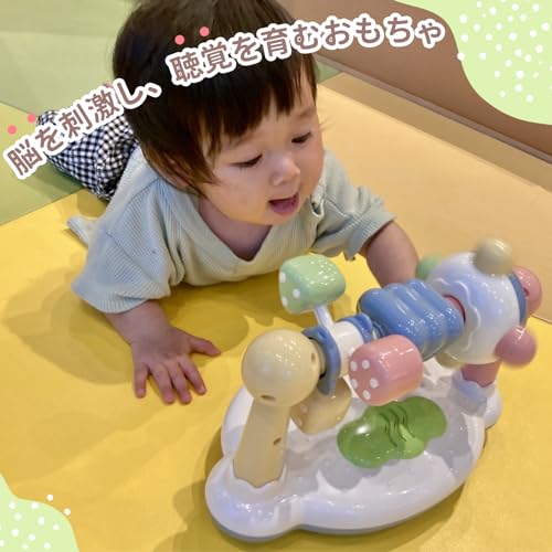 トイローヤル まわしてクルクルサウンド ( 知育おもちゃ / 指先遊び ) 楽しく学べる おもちゃ ( 音が出る / 光るおもちゃ) くるくる じゃらじゃら 赤ちゃん 最後 画像