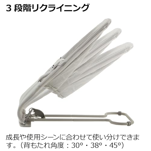 リッチェル バウンシングシートN ブルー 1カ月~24カ月 折り畳み可能 軽量コンパクト メッシュシート 通気性 洗濯機 丸洗い 清潔 中間 画像