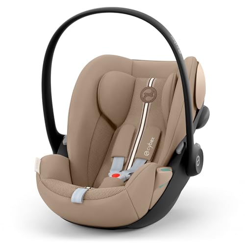Cybex サイベックス【公式】クラウド G i-Size アーモンドベージュ プラスJP トラベルシステム対応、R129適合、ISOFIX固定、シートベルト固定、新生児から、モジュラーシステム(cybexオリジナルリフレクターバンド付き) 画像1