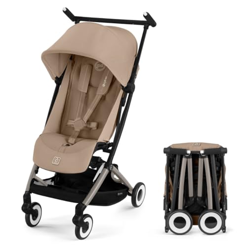 【Amazon.co.jp限定】cybex [ サイベックス ] LIBELLE [ リベル (2025) ] アーモンドベージュJP 軽量コンパクト ベビーカー 『簡単アクションでウルトラコンパクトに』(cybexオリジナルリフレクターバンド付き) 画像1