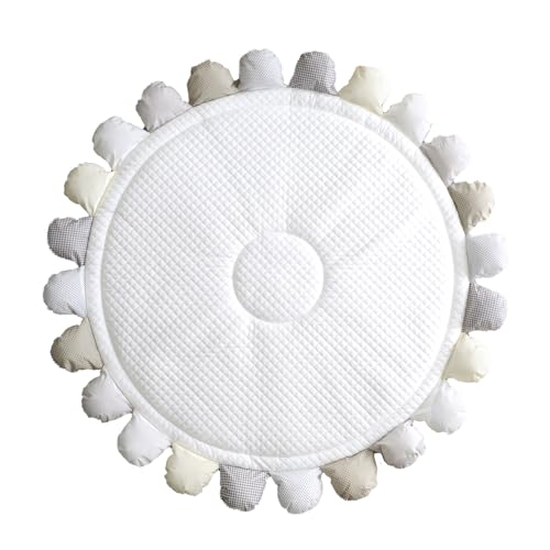 プッパプーポ サニーラグマット 【フラワー】 グレー 新生児から対象 お花型のかわいいプレイマット ギフトにぴったりな花束型パッケージ 画像1