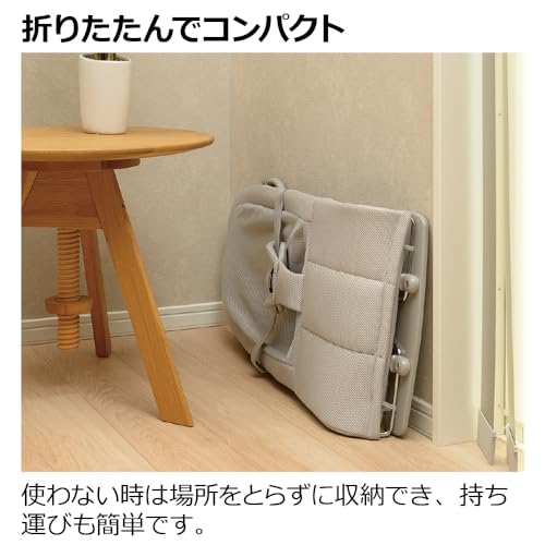 リッチェル バウンシングシートN ブルー 1カ月~24カ月 折り畳み可能 軽量コンパクト メッシュシート 通気性 洗濯機 丸洗い 清潔 中間 画像