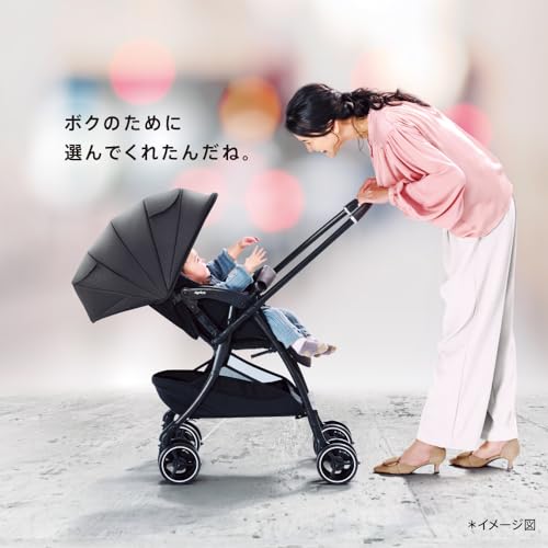 Aprica(アップリカ) A型ベビーカー ラクーナクッション AG 1か月から36か月まで 軽量 両対面 オート4輪 (リミテッドパープル) 【2024年モデル】 2197761 最後 画像