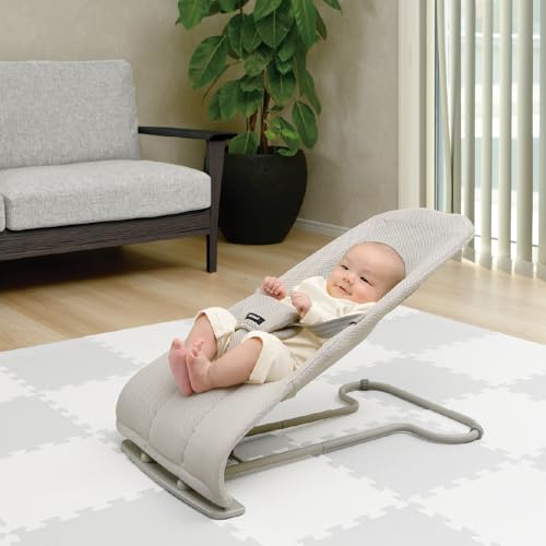 リッチェル バウンシングシートN ライトグレー 対象月齢:1カ月~24カ月頃 折り畳み可能 最後 画像