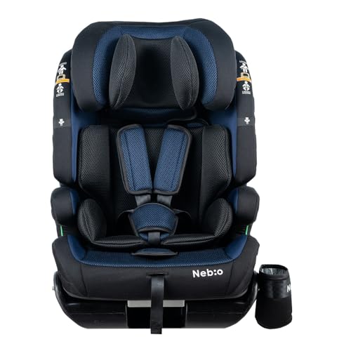 Nebio ネビオ【R129適合 リクライニングできる チャイルドシート ISOFIX】15ヶ月から12歳 小学生まで使える チャイルドシート ロングユース 保温保冷ドリンクホルダー付き】ジュニアシート ポップピットGリクライニング PoPPitG Reclining 1枚目 画像