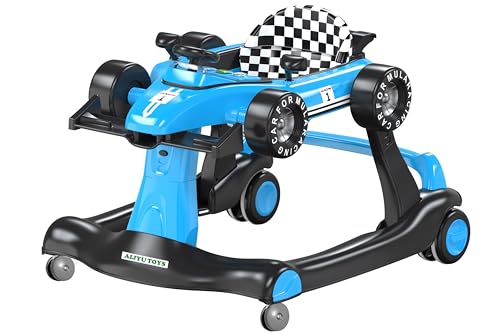 AIJYU TOYS 【公式】 歩行器 ベビーウォーカー 3WAY 乗用玩具 ベビー 赤ちゃん 6ヶ月から 歩行機 歩く練習 歩行練習 おもちゃ 室内玩具 (ブルー) 1枚目 画像