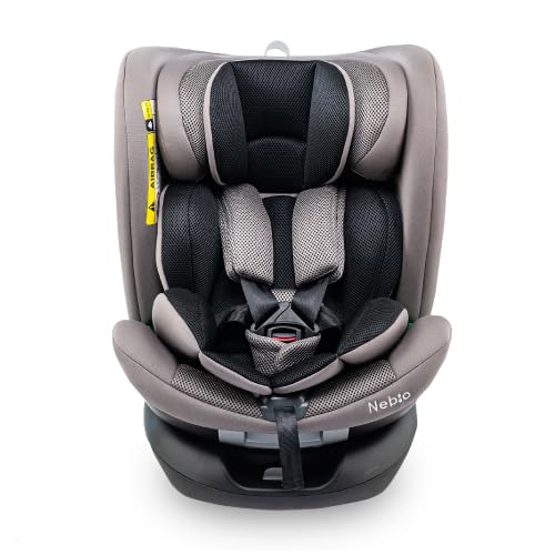 【2025年11月発売モデル】Nebio(ネビオ) 足元広々 チャイルドシート【新生児から12歳頃まで使える】ロングユース 360度回転式 0歳から ベビーシート 新安全基準R129 テザーベルト リクライニング ISOFIX Turn Pit F-TTL ターンピットF-TTL 画像1