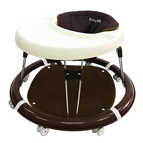 永和 歩行器 シンプルウォーカー ストップマット付き ブラウン ベビー用品 歩行器 補助 室内 たっち 1枚目 画像