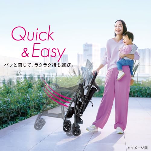 Aprica(アップリカ) B型ベビーカー マジカルエアー AI 7か月~36か月まで 軽量 コンパクト (ネイビー) 【2024年モデル】 2202777 最後 画像