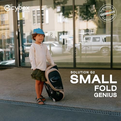 Cybex サイベックス【公式】ソリューション G2 アーモンドベージュ プラス 折りたたみ、ISOFIX 固定、R129適合、12歳まで使える、ロングユース、軽量、ジュニアシート (cybexオリジナルリフレクターバンド付き) 最後 画像