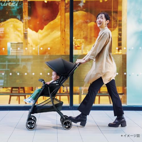 Aprica(アップリカ) B型ベビーカー マジカルエアーフリーAB 7か月~36か月まで 軽量 コンパクト 4輪フリー (ベージュ)【2024年モデル】 2202776 中間 画像