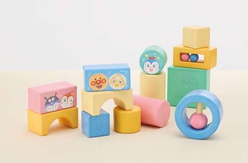 アガツマ(AGATSUMA) アンパンマン 自然の恵 お米からうまれたつみき はじめてセット （対象年齢:0ヶ月以上） 中間 画像