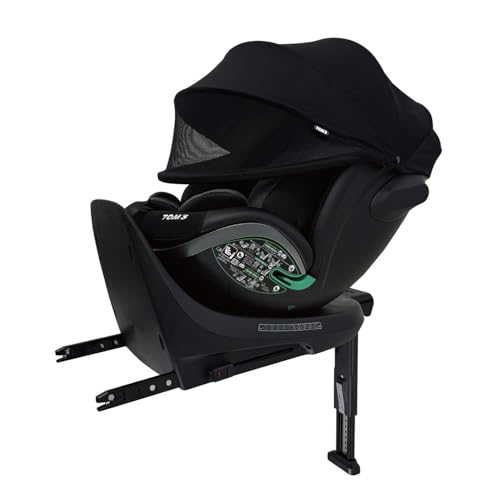 TOM'S ターンロング R129 リクライニング ISOFIX 新生児〜11歳 回転 チャイルドシート ジュニアシート トムス ブラック 画像1