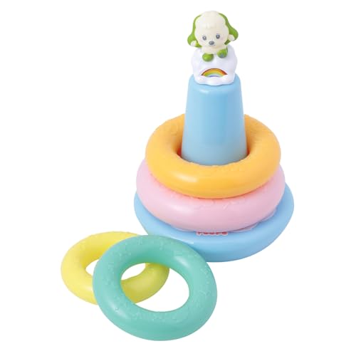 マルカ(Maruka) いないいないばあっ! ワンワンのゆらりんつみわ おもちゃ 知育玩具 1.5歳以上 198198 中間 画像