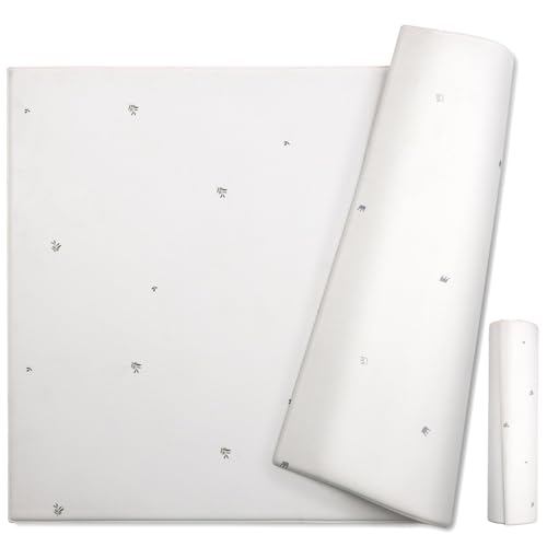 【保育士&妊婦整体師W監修】 popomi もちもち プレイマット 赤ちゃん マット ｜ もっちり 抗菌 両面使用 騒音防止 滑りにくい 防水 ｜ (リーフクラウン, 140x200cm) 画像1