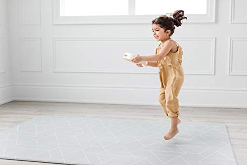 Little Bot Baby ベビープレーマット (禅線+三角形、大), 200x140x1.5cm, 赤ちゃん用ソフトフォームマット, 中間 画像