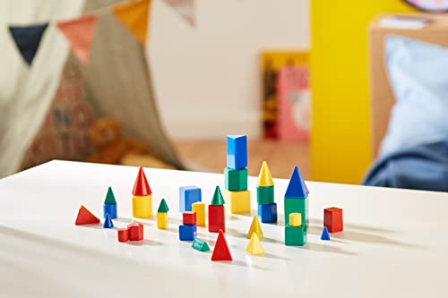 ラーニング リソーシーズ Mini GeoSolids(R) 立体図形ブロック プラスチック製 LER 0913 最後 画像