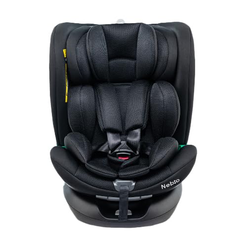 【2025年11月発売モデル】Nebio(ネビオ) 足元広々 チャイルドシート【新生児から12歳頃まで使える】ロングユース 360度回転式 0歳から ベビーシート 新安全基準R129 テザーベルト リクライニング ISOFIX Turn Pit F-TTL ターンピットF-TTL 画像1