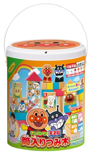 アガツマ(AGATSUMA) アンパンマン 天才脳筒入りつみ木【2024】 最後 画像