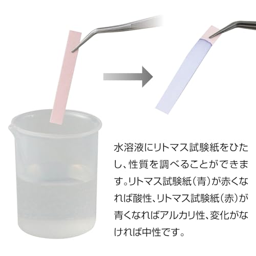 アーテック ＳＰ リトマス試験紙 70465 実験キット 科学工作 自由研究 工作 夏休み リトマス 酸アルカリ 中間 画像