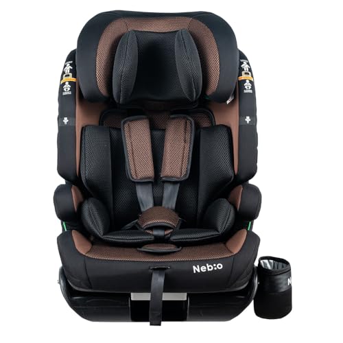 Nebio ネビオ【R129適合 リクライニングできる チャイルドシート ISOFIX】15ヶ月から12歳 小学生まで使える チャイルドシート ロングユース 保温保冷ドリンクホルダー付き】ジュニアシート ポップピットGリクライニング PoPPitG Reclining 画像1