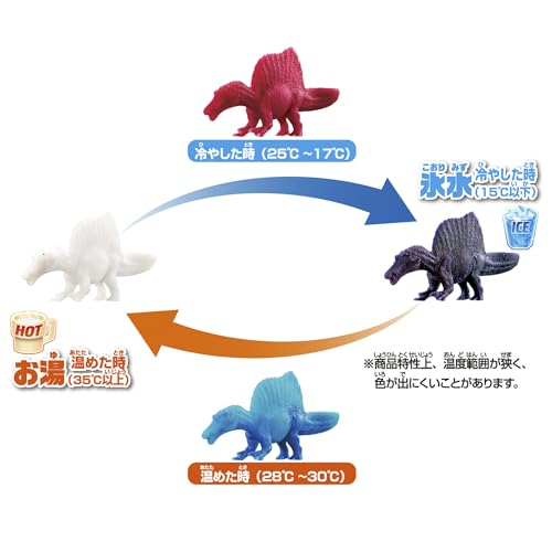 パイロット かえちゃOh‼ワールド 最強恐竜まほうのスピノサウルス おふろ 色変わり 3歳以上 中間 画像