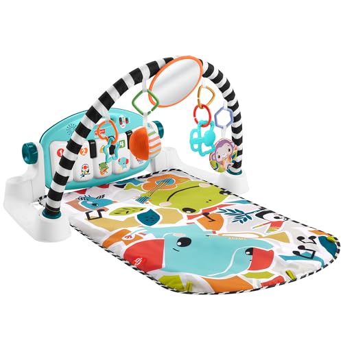 フィッシャープライス(fisher price) あんよでキック! 感覚が育つ4WAYバイリンガル・ピアノジム 赤ちゃん・幼児おもちゃ 室内遊具 ベビージム ・ プレイマット ・ 英語 ・ 外国語 0ヶ月から マルチ HYJ72 1枚目 画像