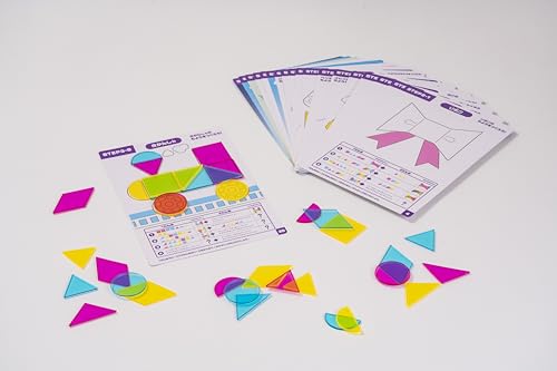 くもん出版(KUMON PUBLISHING) かさねてアート! ステンドパズル 知育玩具 図形 色彩 おもちゃ 4歳以上 KUMON CS-10 最後 画像