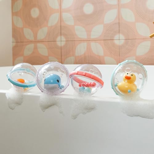 munchkin マンチキン バブルボール 4個/アヒル&クジラ TYMU44670 中間 画像