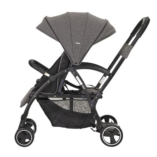 カトージ ベビーカー 2-Seater next ブラックチェック 41449 中間 画像