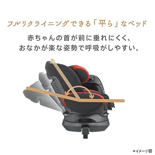 Aprica(アップリカ) チャイルドシート ISOFIX固定 フラディアプラスライト 新生児~4歳頃まで 回転式 R129適合 (ライトグレー) 【2023年モデル】 2187855 中間 画像