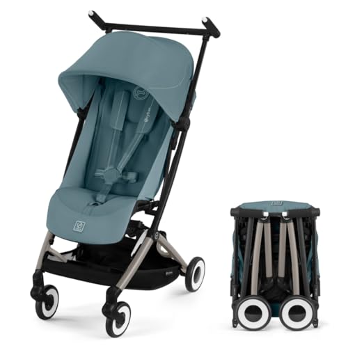 CYBEXサイベックス【公式】リベル (2025) ストーミーブルーJP 6ヵ月〜4歳頃まで使える、ウルトラコンパクト、ベビーカー、軽量、機内持ち込み、旅行、おでかけ(オリジナルリフレクターバンド付き) 1枚目 画像