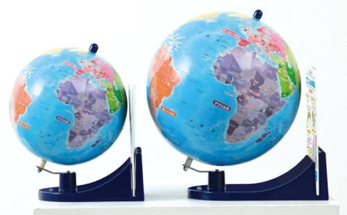 くもん出版(KUMON PUBLISHING) 知らない国がすぐに見つかる くもんの地球儀L 2025年版 26㎝ 知育玩具 調べる 世界地図 6歳以上 SC-21 KUMON TOY 中間 画像