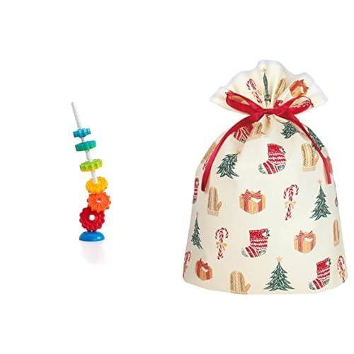ファットブレイン(Fat Brain Toys) スピンアゲイン 知育玩具 13X42cm FA110-1 正規品 + クリスマス ラッピング袋 セット C 1枚目 画像