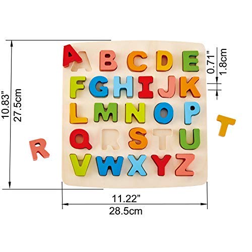 Hape(ハペ) アルファベットパズル E1551A 3歳~ 中間 画像