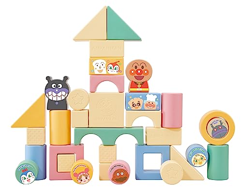 アガツマ(AGATSUMA) アンパンマン 自然の恵 お米からうまれたつみきDX （対象年齢:0ヶ月以上） 画像1