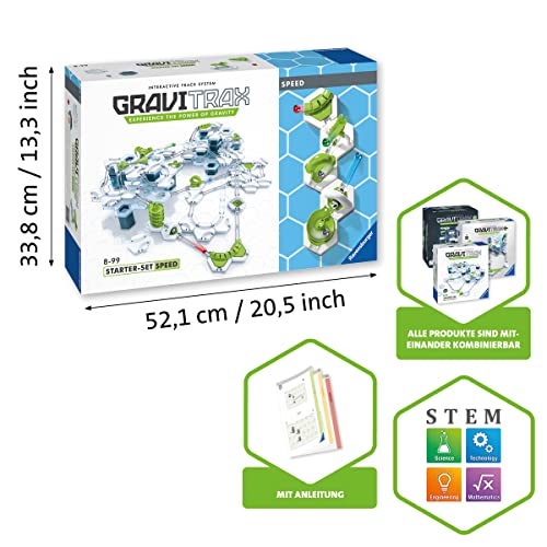 Ravensburger（ラベンスバーガー） マーブルラン（スロープトイ） GraviTrax (グラヴィトラックス) スピードセット [全185ピース] 27412 3 対象年齢 8歳~ 【おもちゃ 知育玩具 プレゼント（誕生日/クリスマス）】 中間 画像