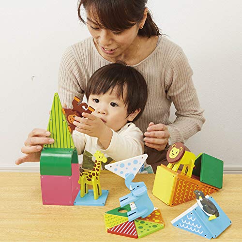 ピタゴラスBASIC 知育いっぱい! どうぶつえん [1歳半] から 25個 遊べる つくれる ひらめきが育つ 中間 画像