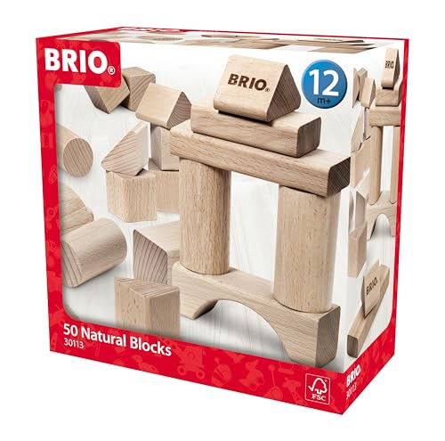 BRIO (ブリオ) つみき50ピース 30113 対象年齢1歳~ 【おもちゃ 玩具 木製おもちゃ プレゼント（誕生日/クリスマス）】 中間 画像