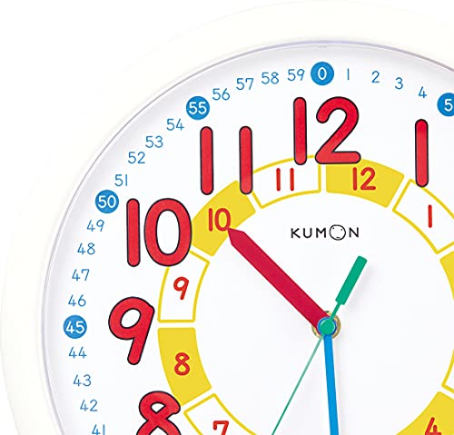 くもん出版(KUMON PUBLISHING) スタディクロック DC-53 ホワイト 知育玩具 おもちゃ 3歳以上 KUMON 中間 画像