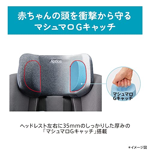 Aprica(アップリカ) チャイルドシート ISOFIX固定 クルリラ プラス ライト 新生児~4歳頃まで 回転式 R129適合 (オウルネイビー) 【2023年モデル】 2187085 中間 画像