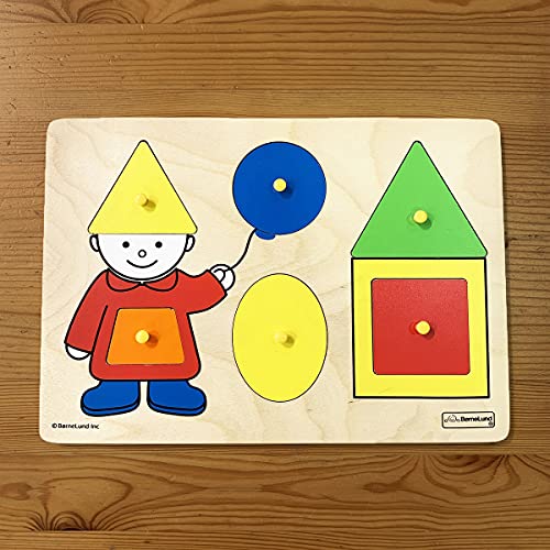 ボーネルンドオリジナル ( BorneLund Original ) ファースト シェイプパズル [6ピース] 2歳頃 HY711890 中間 画像