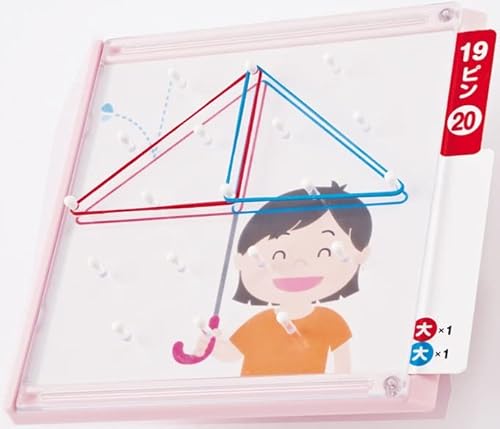 くもん出版(KUMON PUBLISHING) わごむパターンボード RB-12 知育玩具 おもちゃ 3歳以上 KUMON 中間 画像