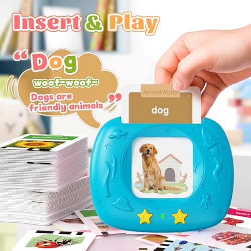 HOMESTEC フラッシュカード 日本語 ひらがな付き ネイティブ発音 288語 リアル写真 アルファベット 教育啓発 知育玩具 おもちゃ 学習玩具 おしゃべりことばカード 赤ちゃん 言語発達 幼児教育 女の子 男の子 誕生日 クリスマス プレゼント ギフト 3歳 ４歳 5歳 (英語-144枚) 中間 画像