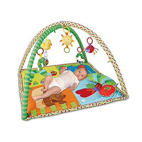 日本育児 ベビージム はらぺこあおむし アクティビティプレイジム 新生児から対象 成長過程に合わせて使用可能 画像1