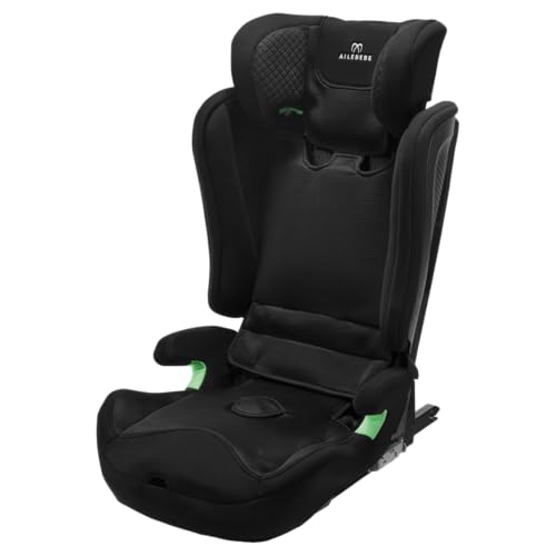 カーメイト(エールベベ) チャイルドシート 1歳頃から使える ロングユース設計 安全基準(R129) ジュニアシート らくらくISOFIX取付 ジャンピングハーネス搭載 除菌 Agピュア 洗濯機丸洗いOK パパットR2 オフブラック CF235の特徴・詳細 画像