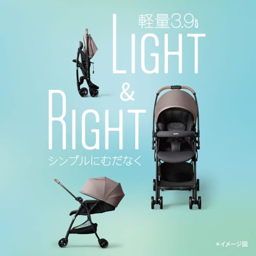 Aprica(アップリカ) A型ベビーカー カルーンエアーメッシュ AC 1か月～36か月まで 軽量 両対面 (グレー) 【2024年モデル】 2206925の詳細・まとめ 画像